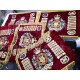 Hand Embroidered 5th Royal Inniskilling Dragoon Guards Banner with Bullion Wire