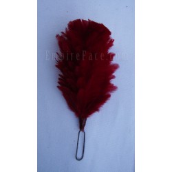 Maroon Feather Hackle / Hats Plume