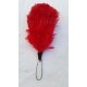 Red Feather Hackle / Hats Plume