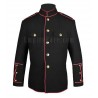 Black High Collar Fire Dept Honor Guard Dress Jacket