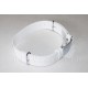 White Gloss PVC Parade Belt with Tongue & Loop