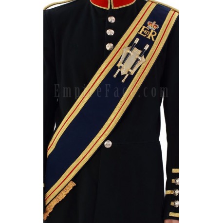 Custom Made Drum Major Pipe Band Dark Blue Baldric Sash