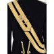 Custom Made Black Drum Major Dress Belt (Sash)