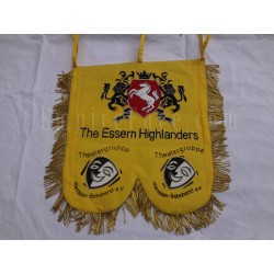 Hand Embroidered Custom Made Highlander Banner