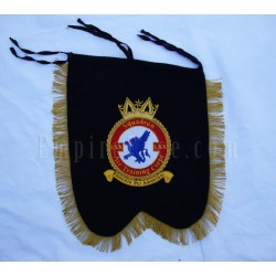 Hand Embroidered Custom Made Squadron Banner