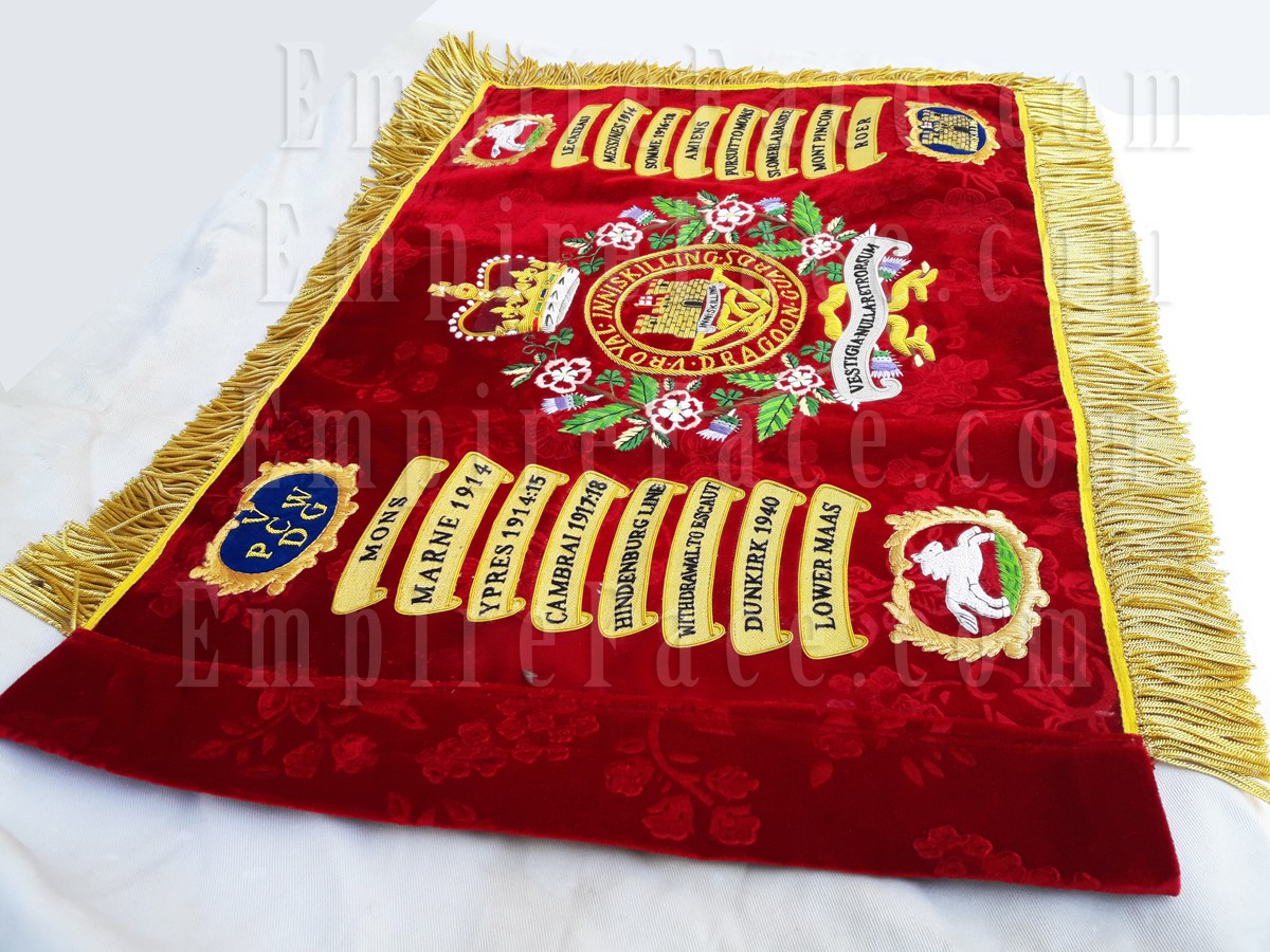 Hand Embroideries » hand embroidery bullion wire flag