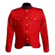 Canadian Police Style Cutaway Tunic in Red Wool
