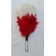 White Red Feather Hackle / Hats Plume