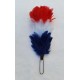 Red White Blue Feather Hackle / Hats Plume