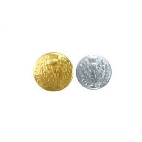 Scottish Thistle Round Uniform Jacket Buttons