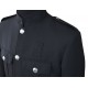 High Collar Police Honor Guard Black Uniform Jacket