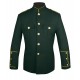 Dark Green High Collar Police Honor Guard Uniform Jacket