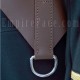 White / Black / Brown Leather Side/Tenor Drum Sling Cross Belt