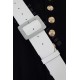 White / Black / Brown Leather Side/Tenor Drum Sling Cross Belt
